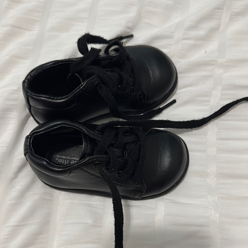 Classic Black Kids Shoes